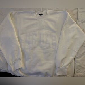 The Bar white sweatshirt - size large